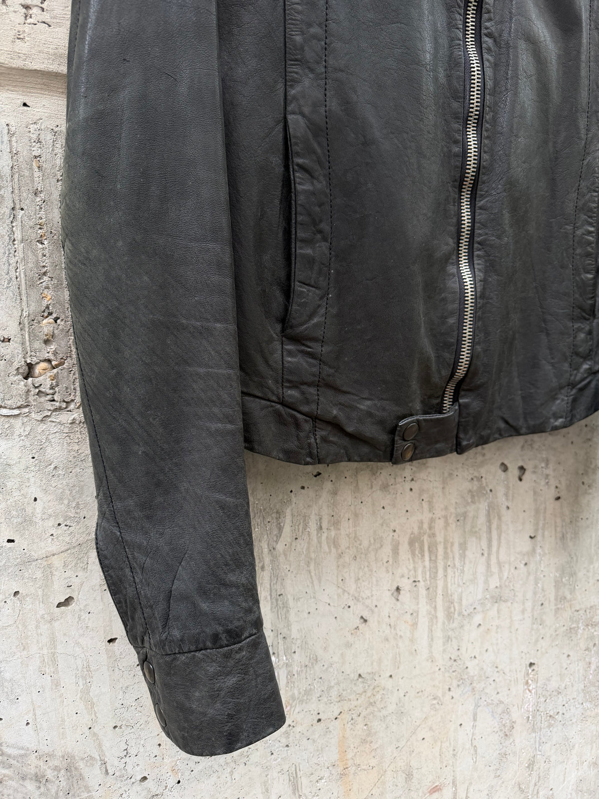 2000 Rick Owens Rider Leather Jacket (50)