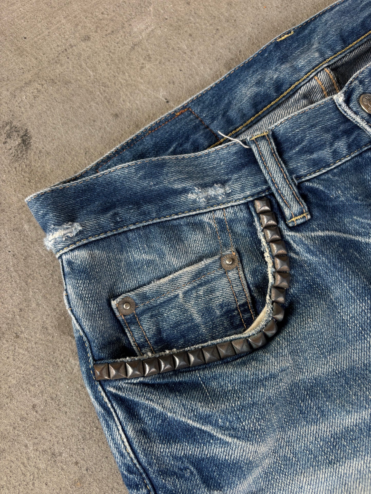 Hysteric Glamour Studded Multipatch Denim (30)