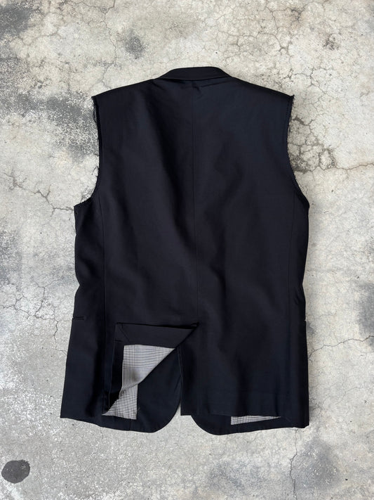 AW/05 Number (N)ine Distressed Padded Shoulder Vest (M)