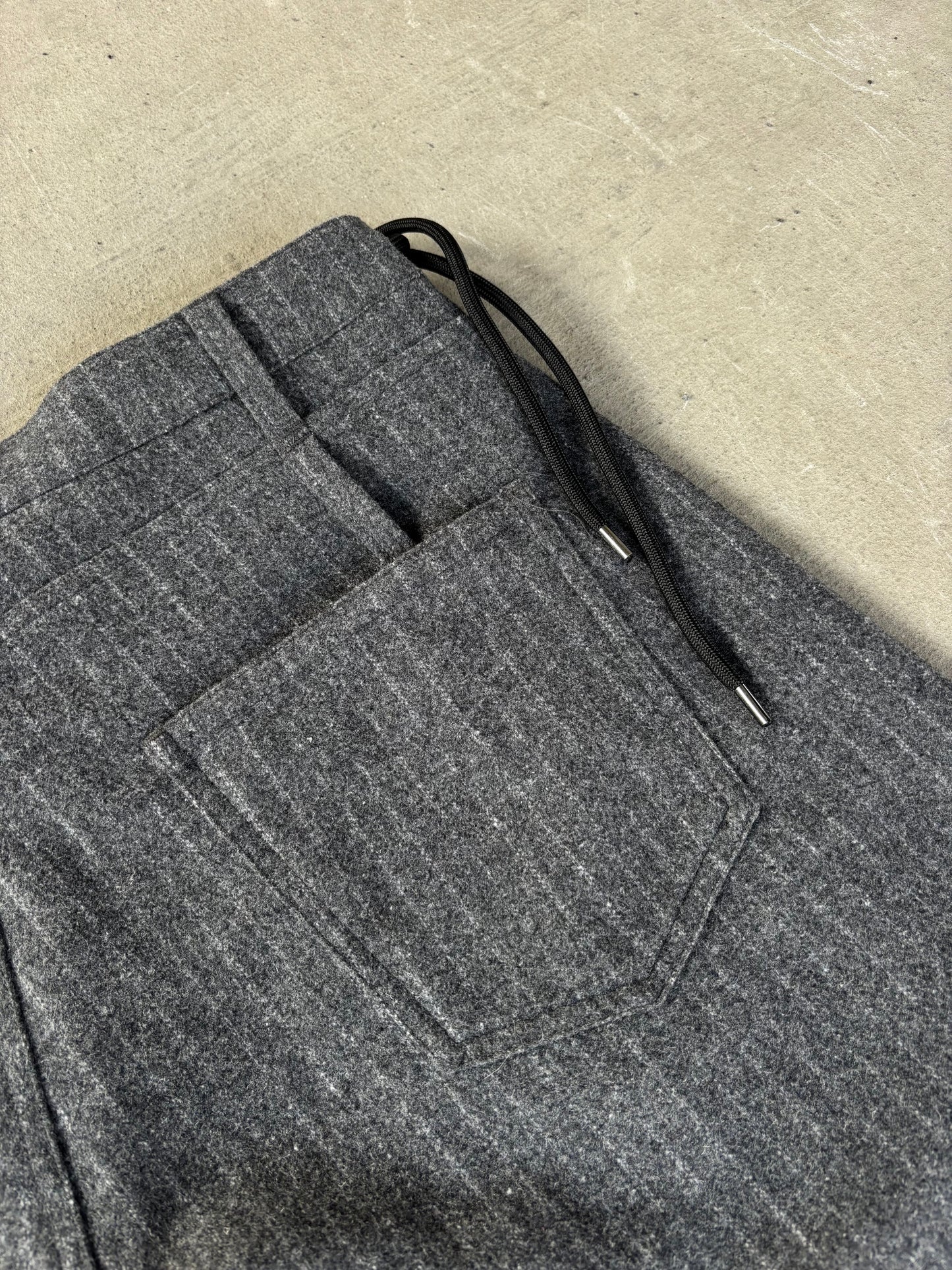 Hiroki Tsuzuki Ultra Wide Pinstripe Shorts (33)