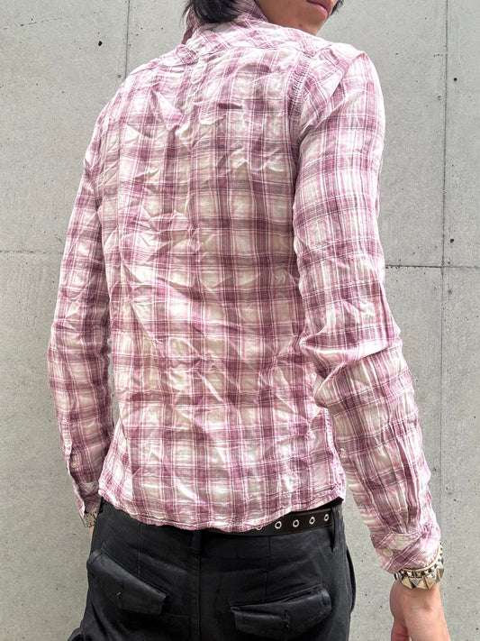 Hysteric Glamour Pink Flanell Shirt (S)