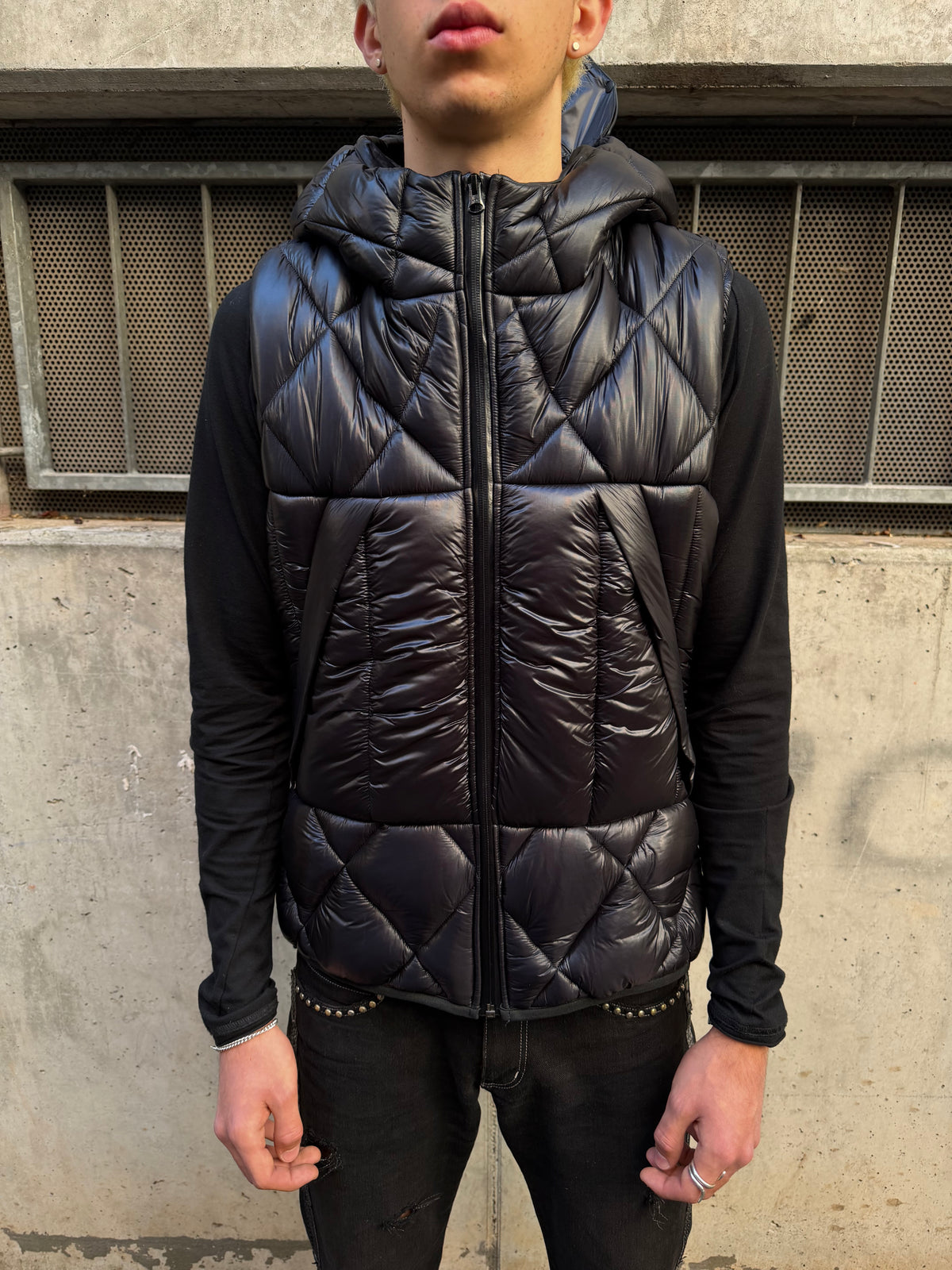 AW/22 Junya Watanabe MAN x Innerraum Armor Hooded Puffer Vest (L)