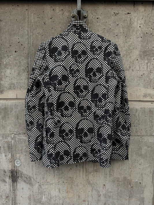 AW/10 Comme des Garçons Homme Plus Checkered Skull Blazer (M)