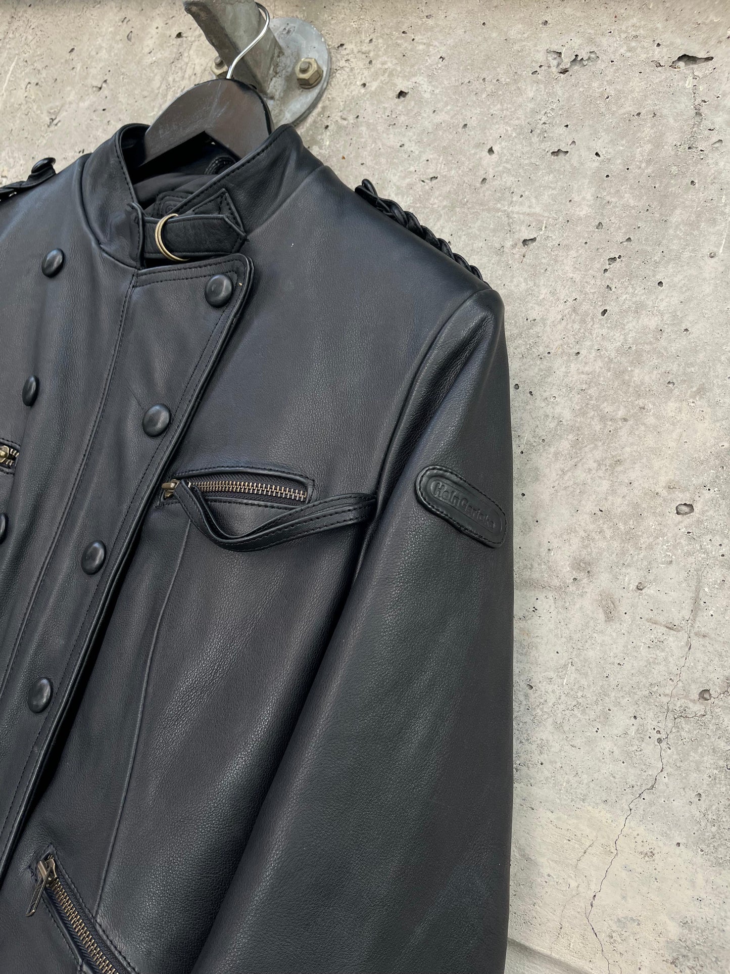Hein Gericke 90‘s Doublebreasted Leather Jacket (L)