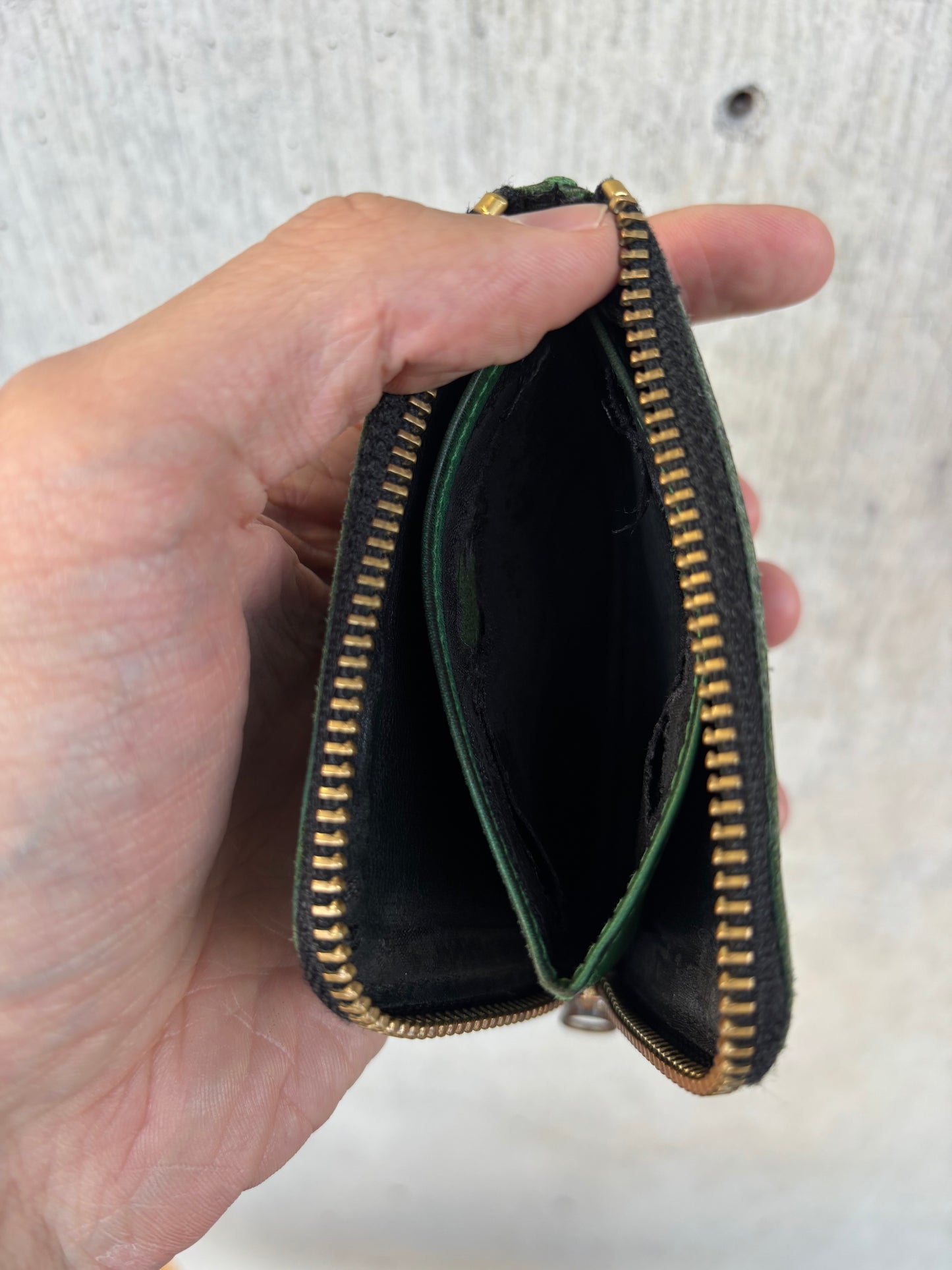 Comme des Garçons Dark Green Wallet