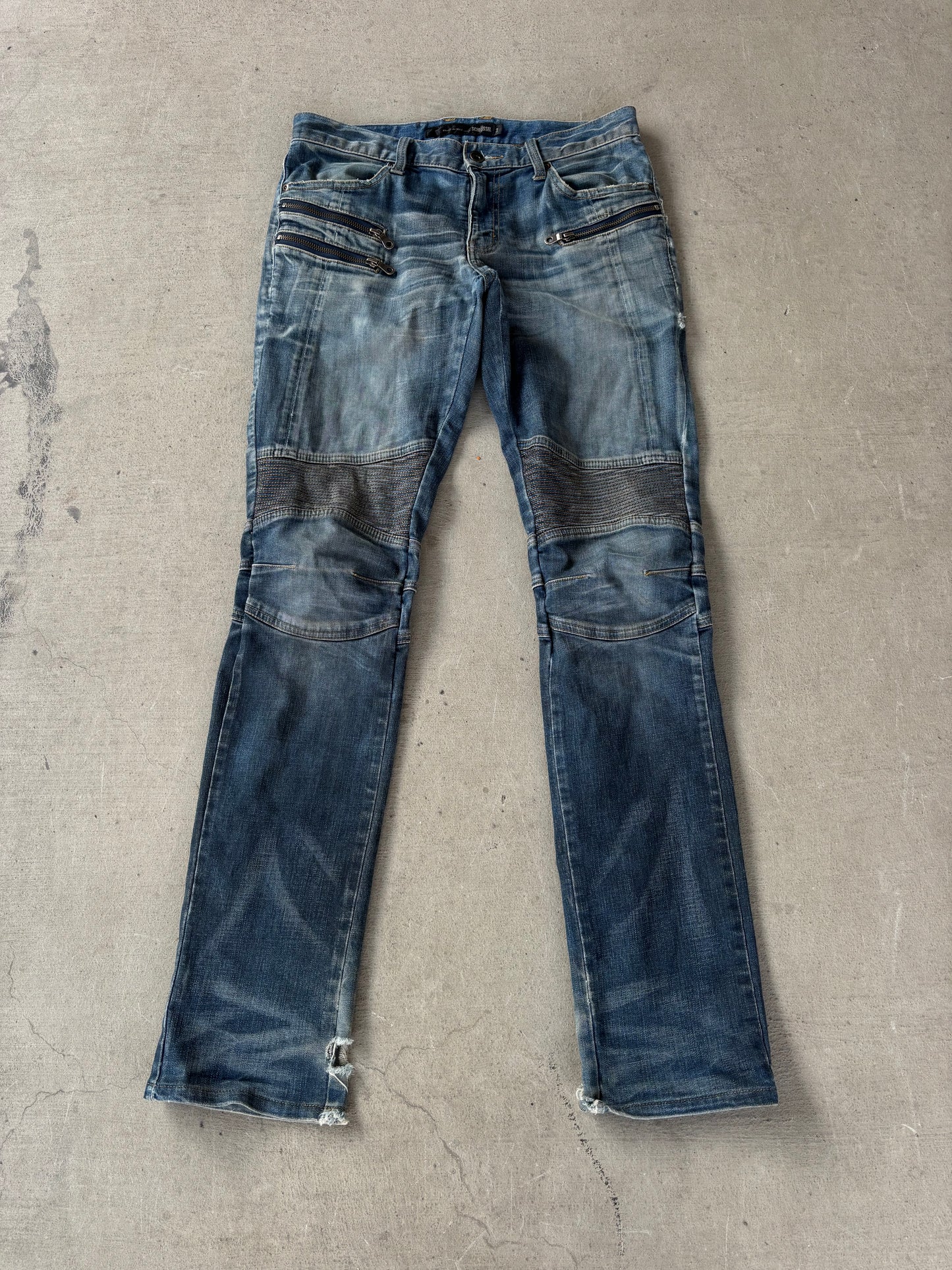 Schlüssel Multi Zip Biker Denim (3)