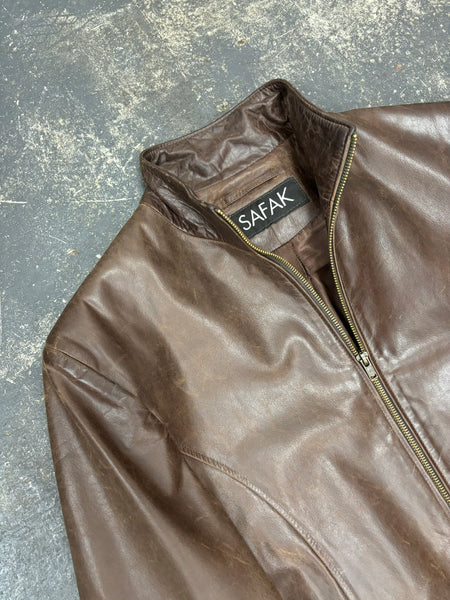 1980s Safak Leather Jacket (M)