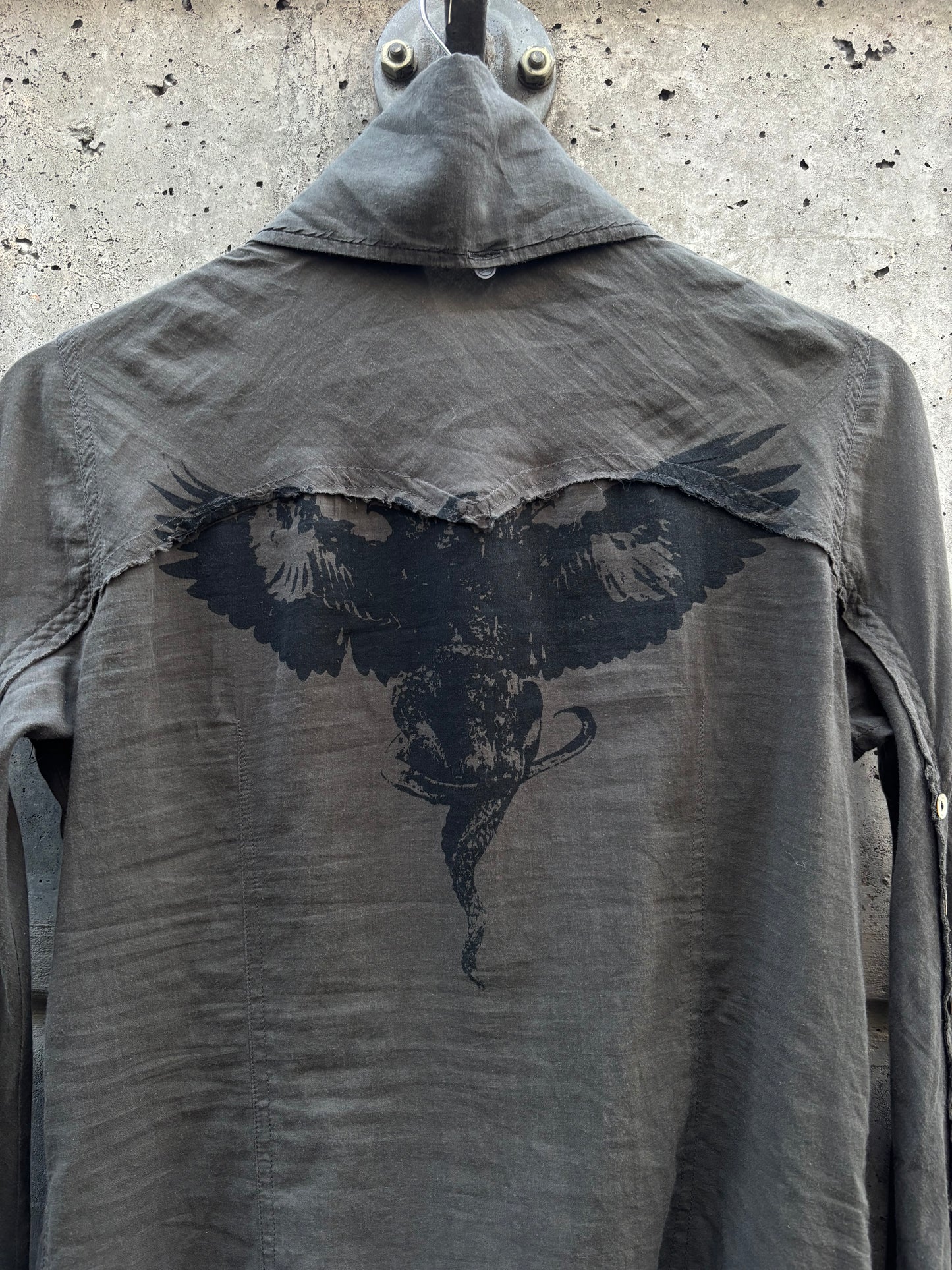 L.G.B. flywing asymmetrical Zippers Griffin Shirt (2)