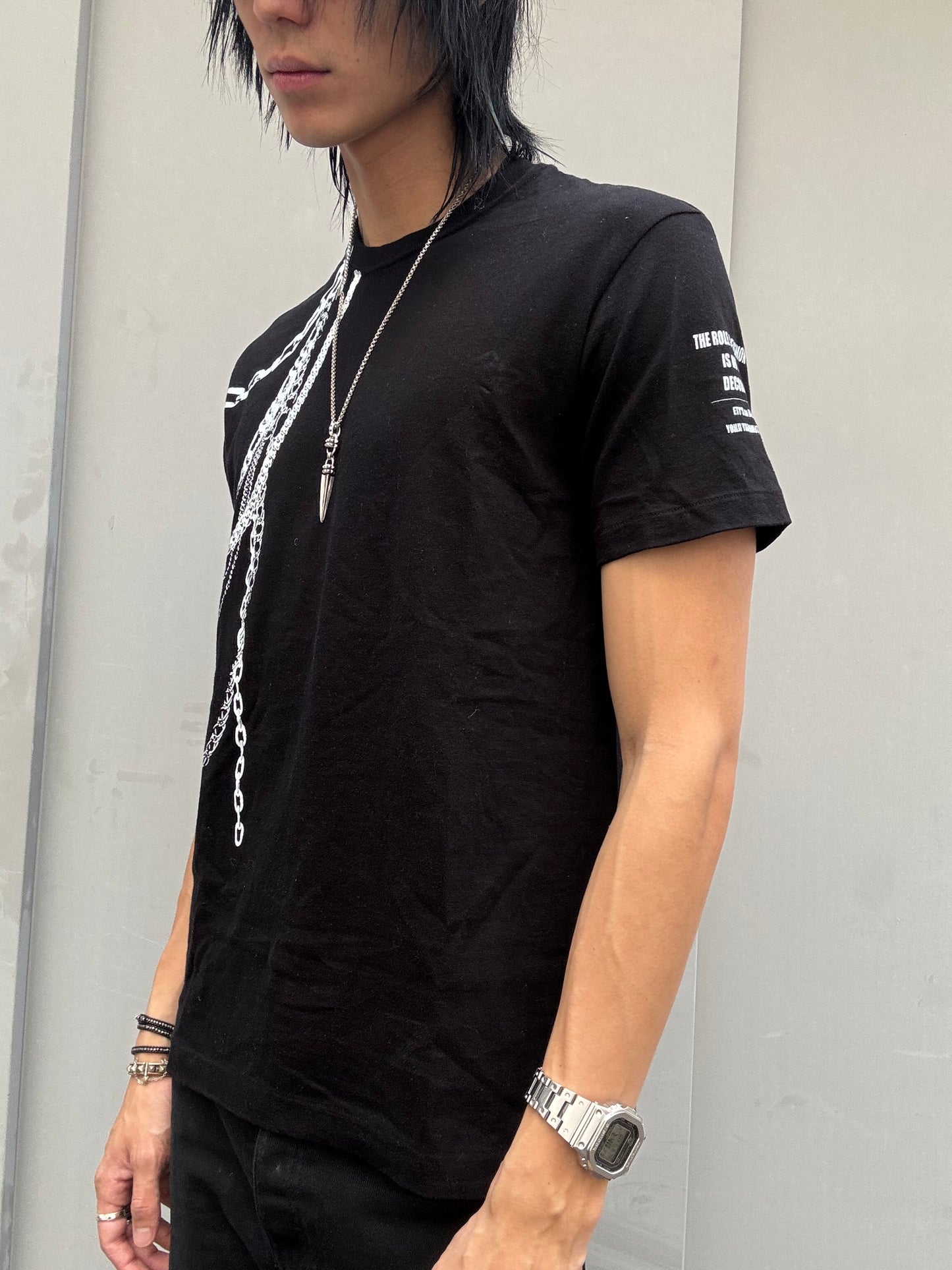 Syte by Yohji Yamamoto Multi-Chain Print Tee (M)
