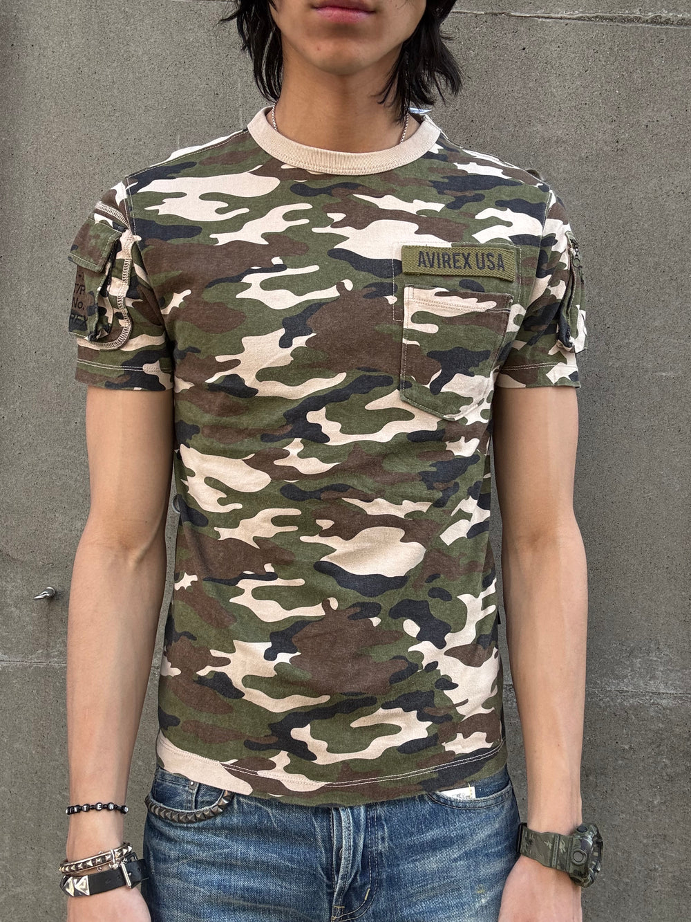 Avirex Camo Cargo Shirt (M)