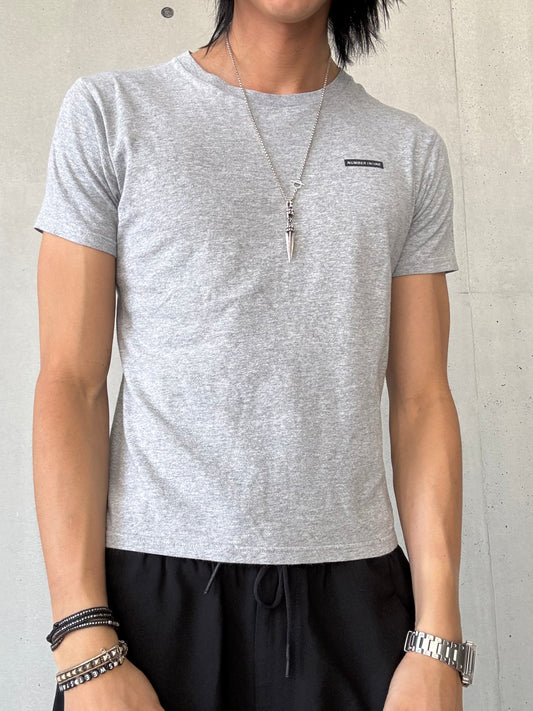 Number (N)ine Denim Cropped Bogo Tee (M)