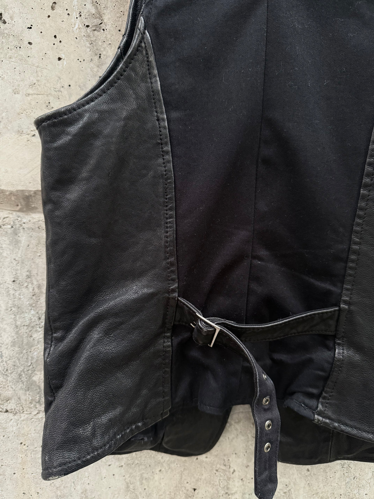 Buffalo Bobs Goat Leather Vest (1)