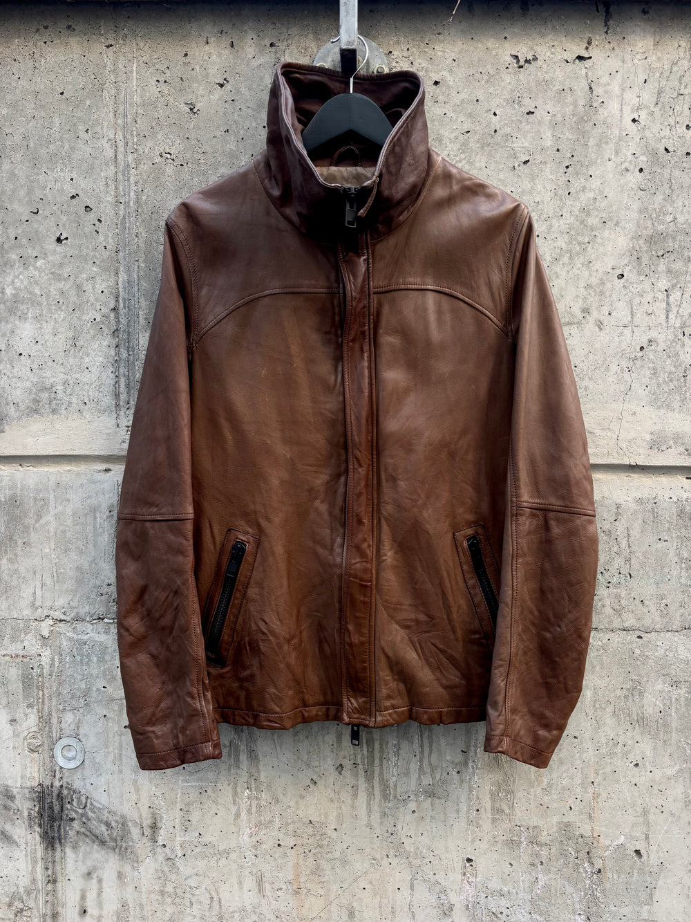 Ripvanwinkle Japanese Avantgarde Leather Jacket (XL)