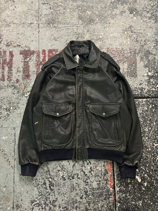 90s Aviator Bomber Jacket