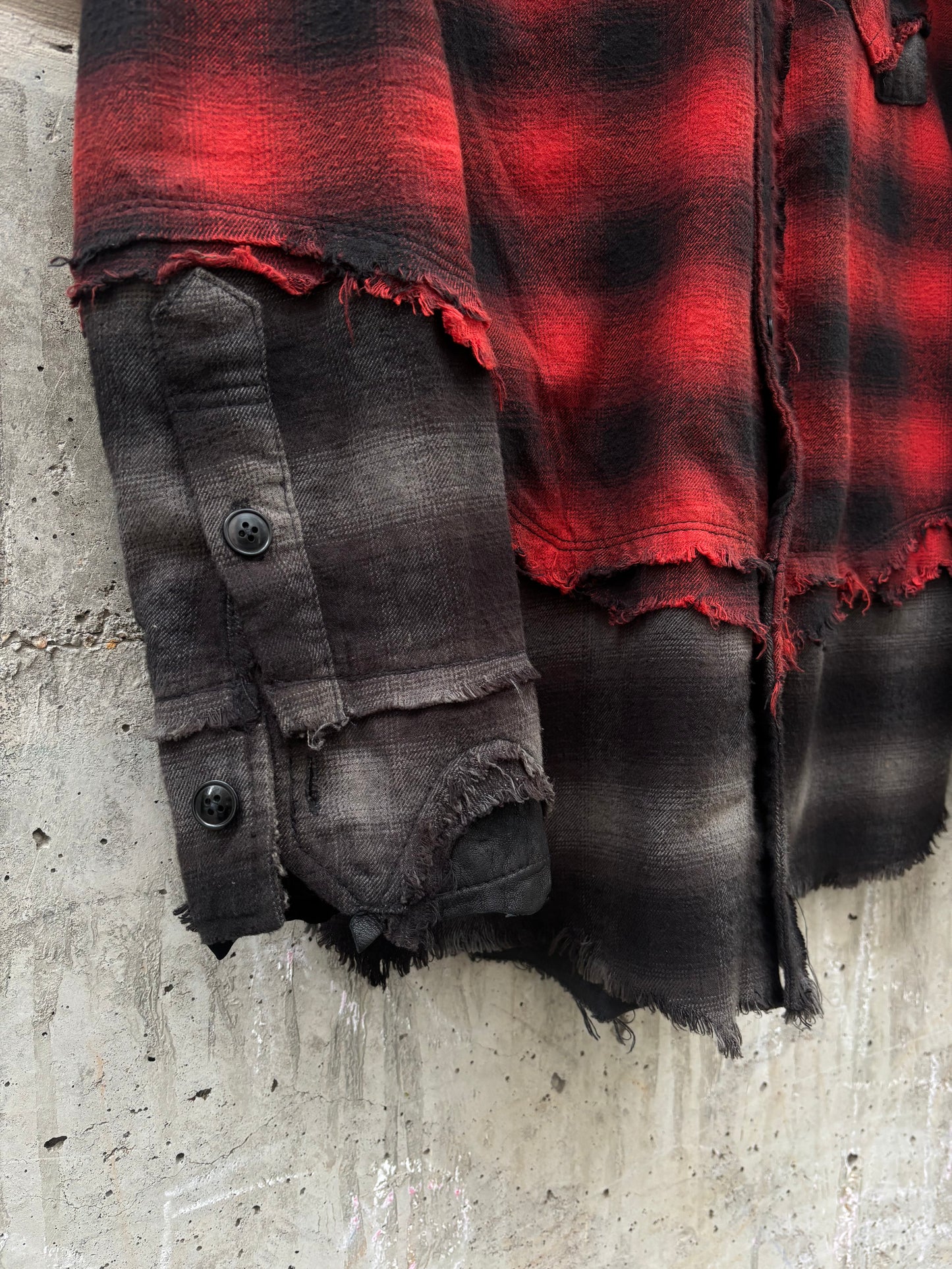 14th Addiction Check Clash Shirt (M)