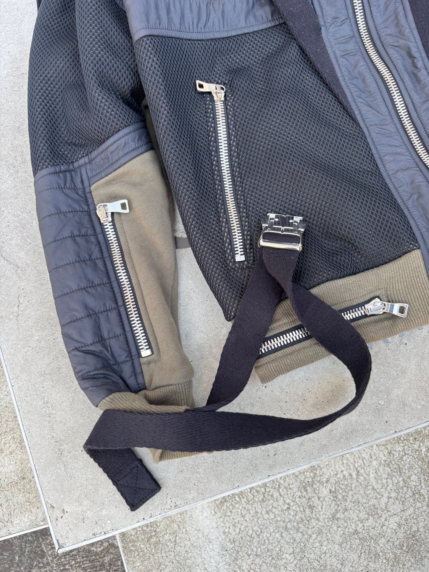 Balmain Functional Hooded Bondage Jacket (S)