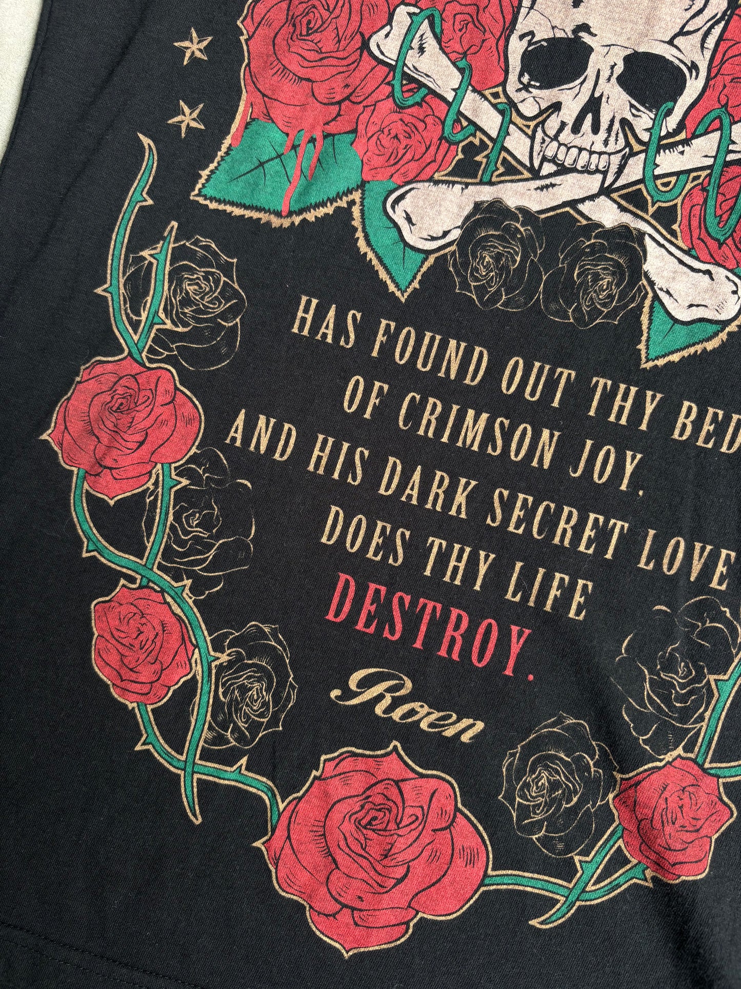 Roen 5-Star Skull Tee (S)