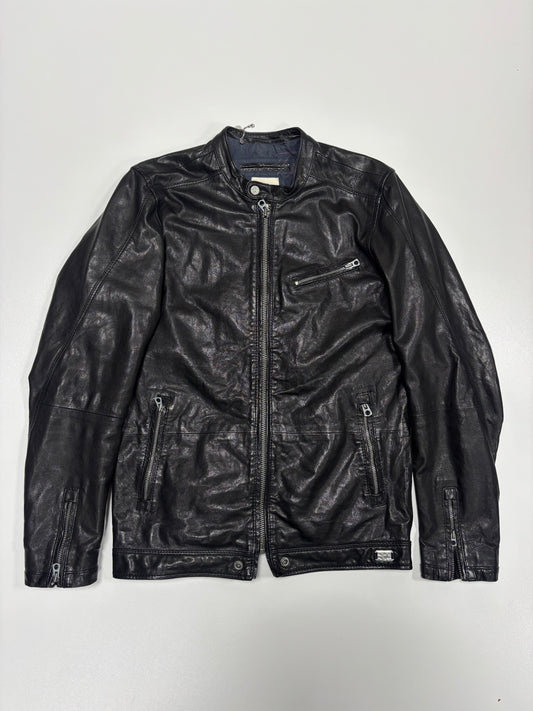 Diesel Golf Tight Fit Leather Jacket (L)