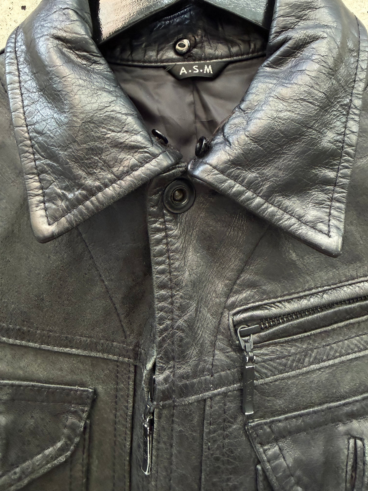 A.S.M. Rider Leather Jacket (S)