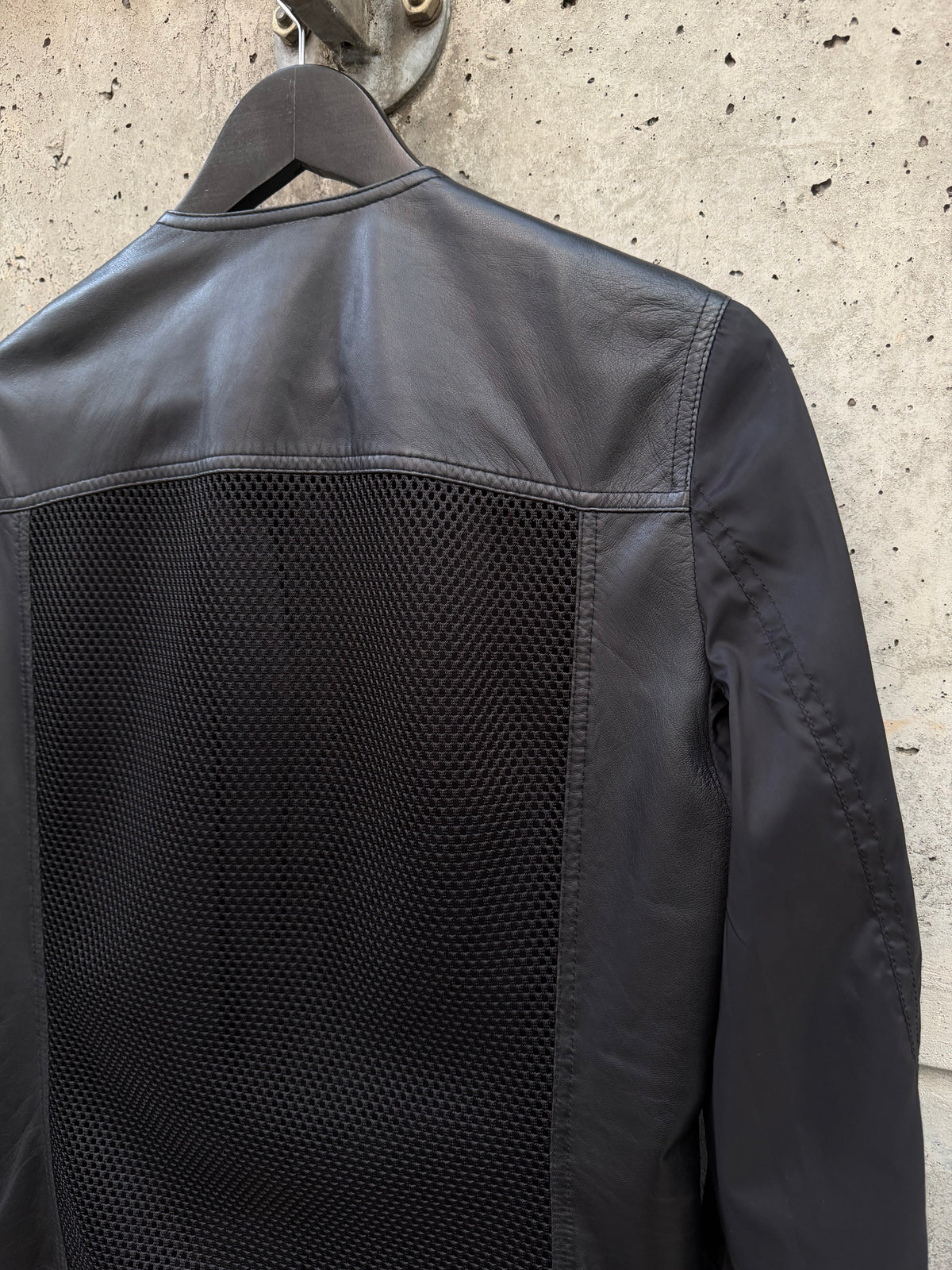 SS/14 Rick Owens "Vicious" Leather Biker Jacket (Size 48)