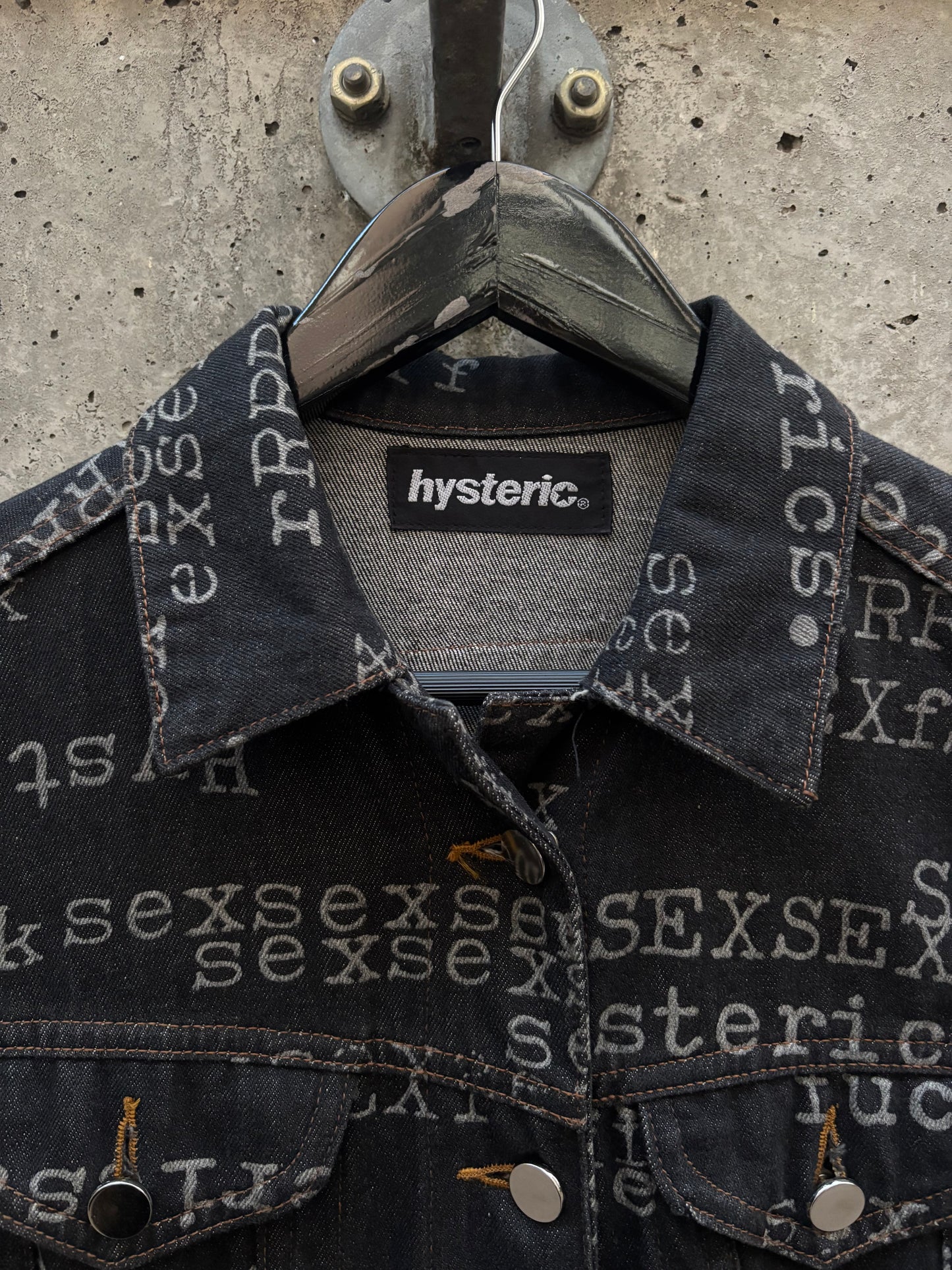 SS99 Hysteric Glamour Sex Trucker Jacket (S)