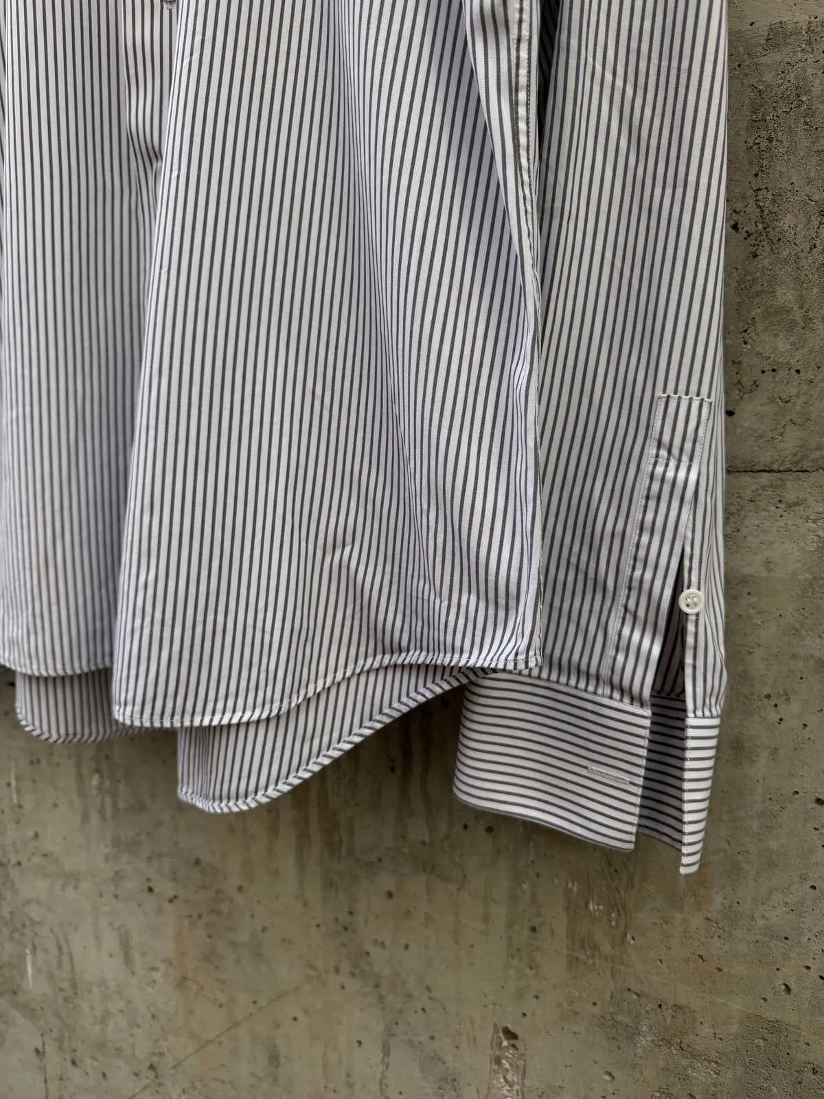 SS/07 Dior By Hedi Slimane Pin Striped Shirt (40)