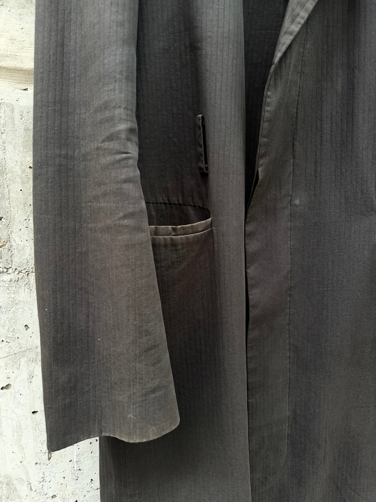 SS/98 Raf Simons „Black Palms“ Zip-Lapel Coat (48)