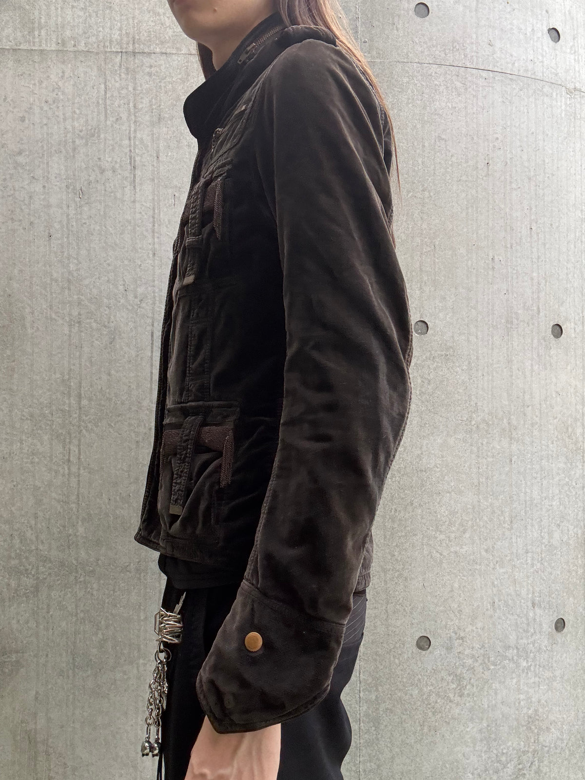 Halb by Kiminori Morishita Velvet Military Jacket (M)