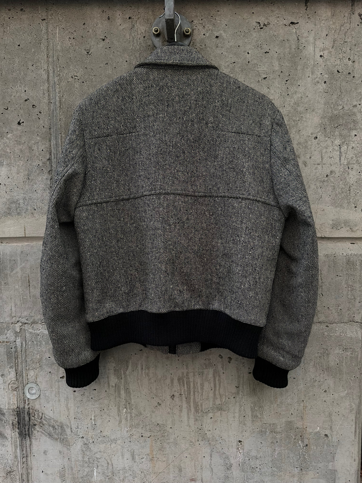 AW/06 Dior Homme Tweed Panel Layer Bomber Jacket (48)