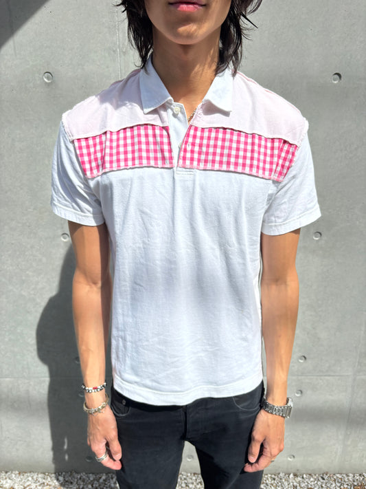 SS/06 Comme des Garcons Homme Multitextured Polo Shirt (L)