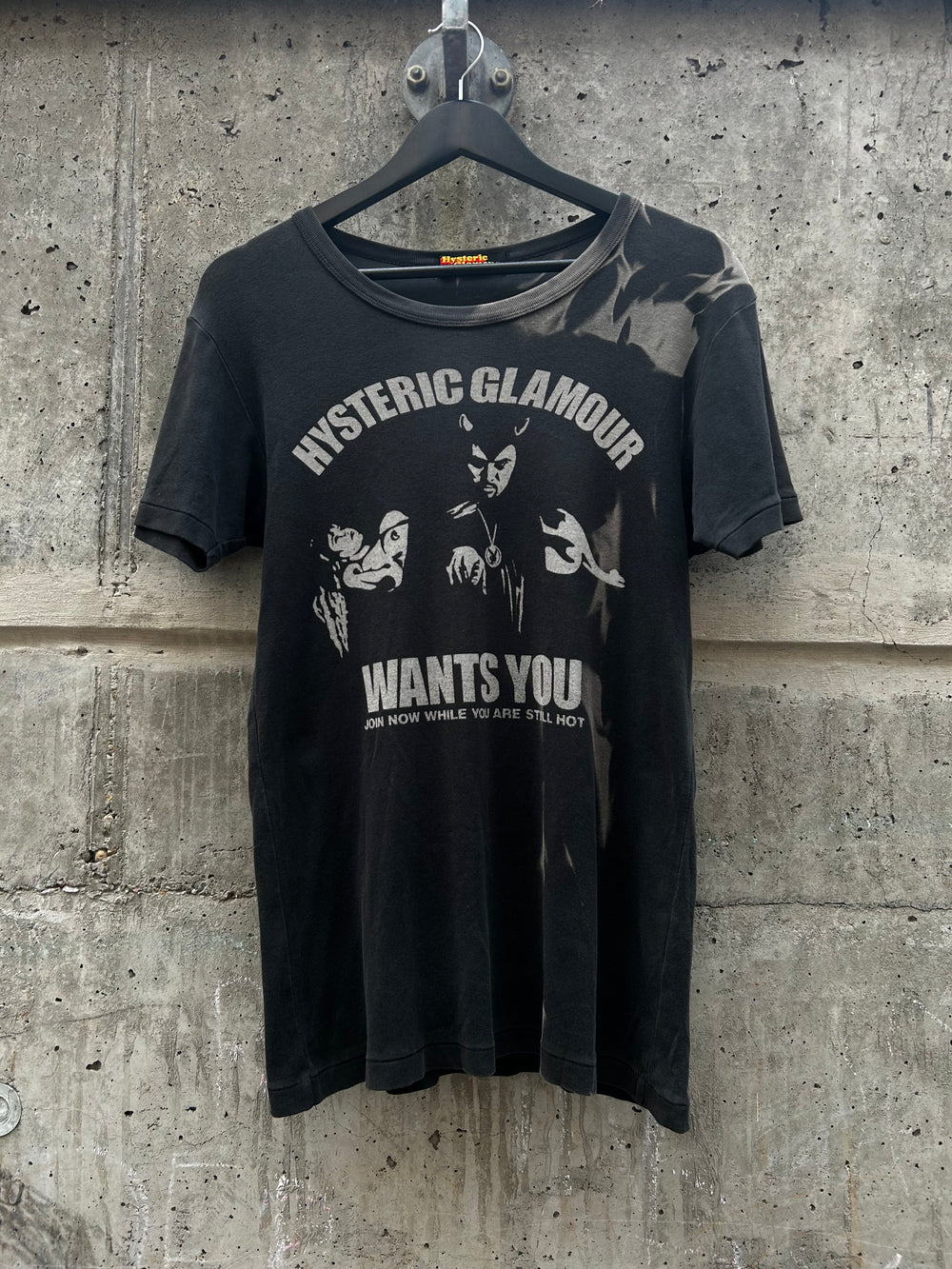 Hysteric Glamour Tight Fit Ringer Devil Shirt (L)