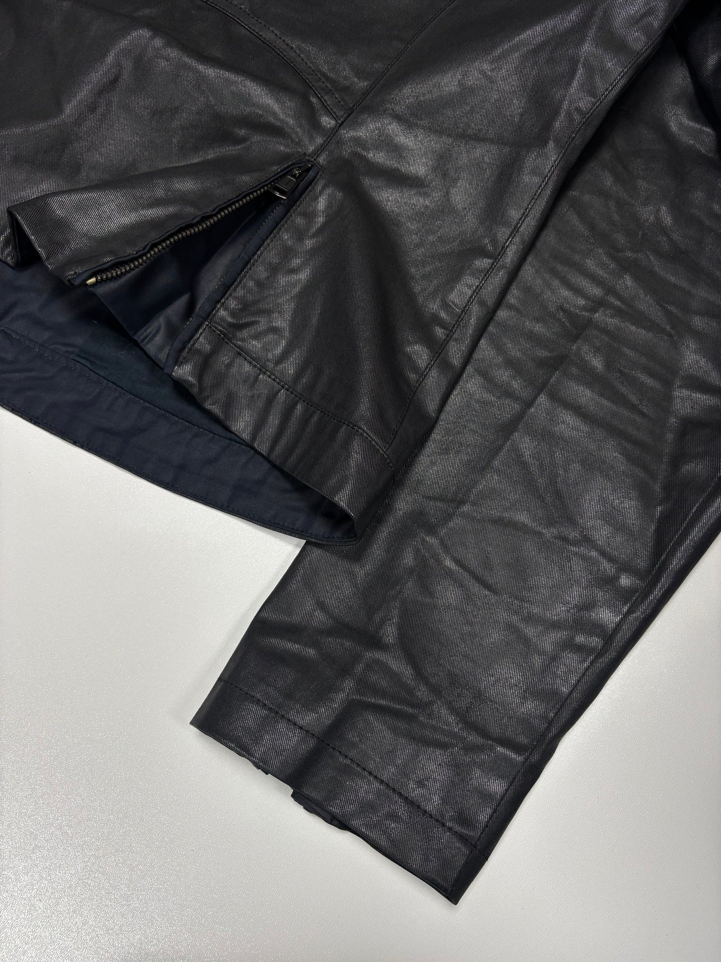 Andrew Mackenzie Waxed Wavy Rider Jacket (L)