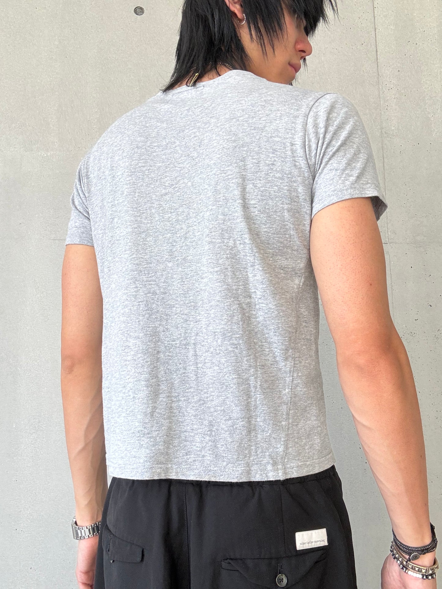 Number (N)ine Denim Cropped Bogo Tee (M)