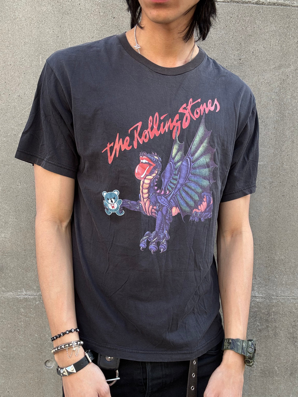 Hysteric Glamour Rolling Stones Faded Tee (L)