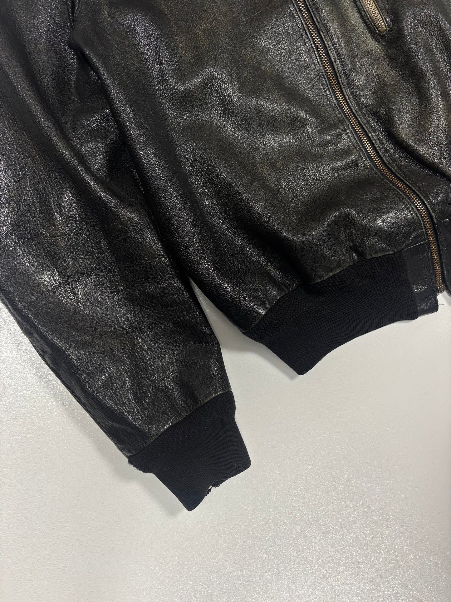 1980s Bundeswehr Leather Jacket (M)