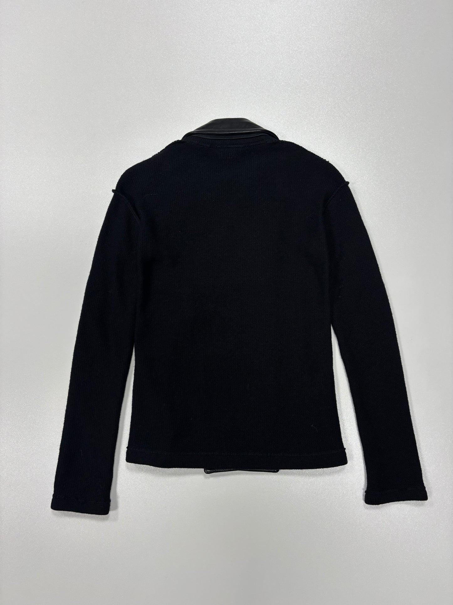 AD2002 Comme des Garçons Deconstructed Leather Biker Jacket (S)