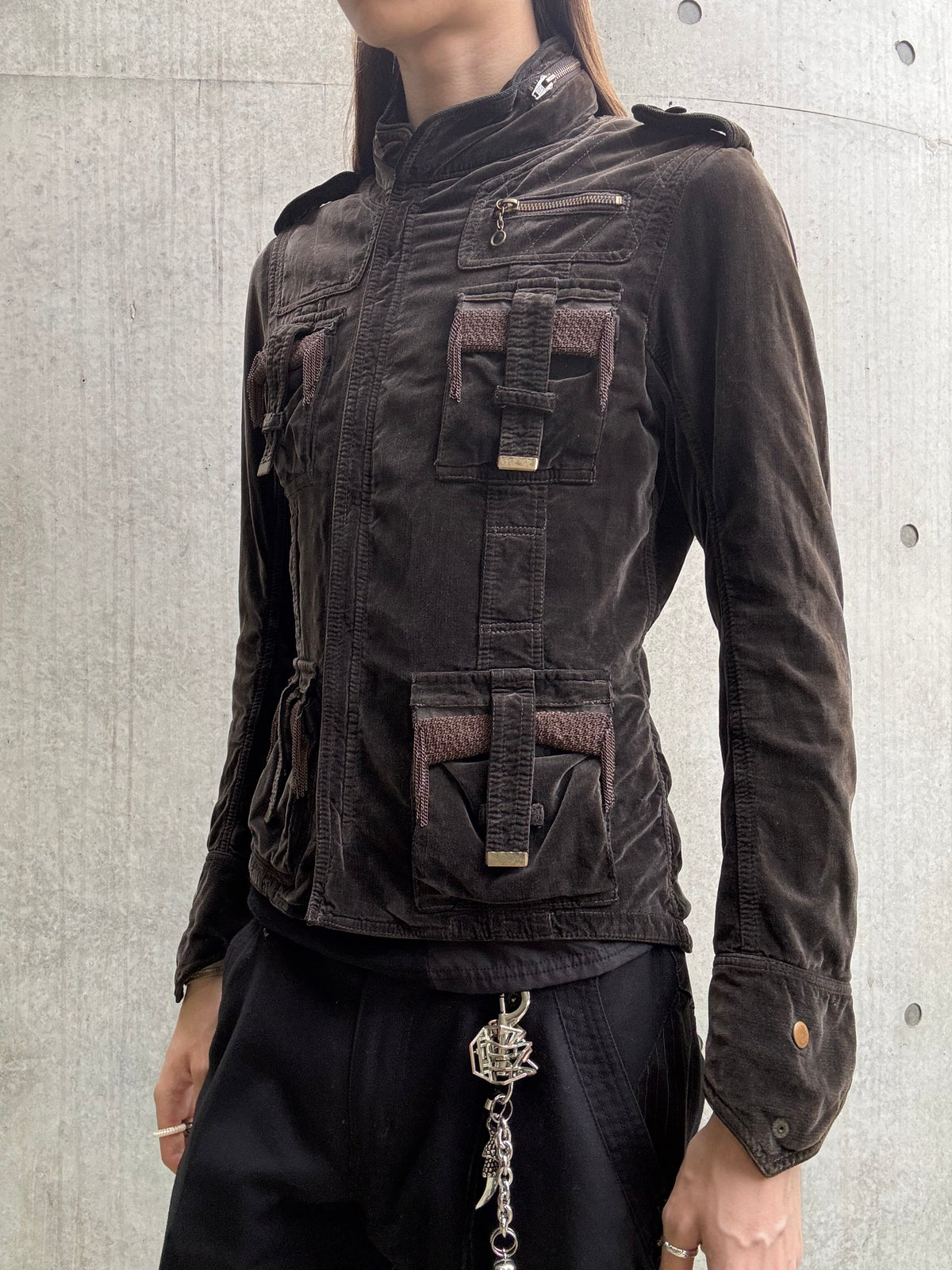 Halb by Kiminori Morishita Velvet Military Jacket (M)