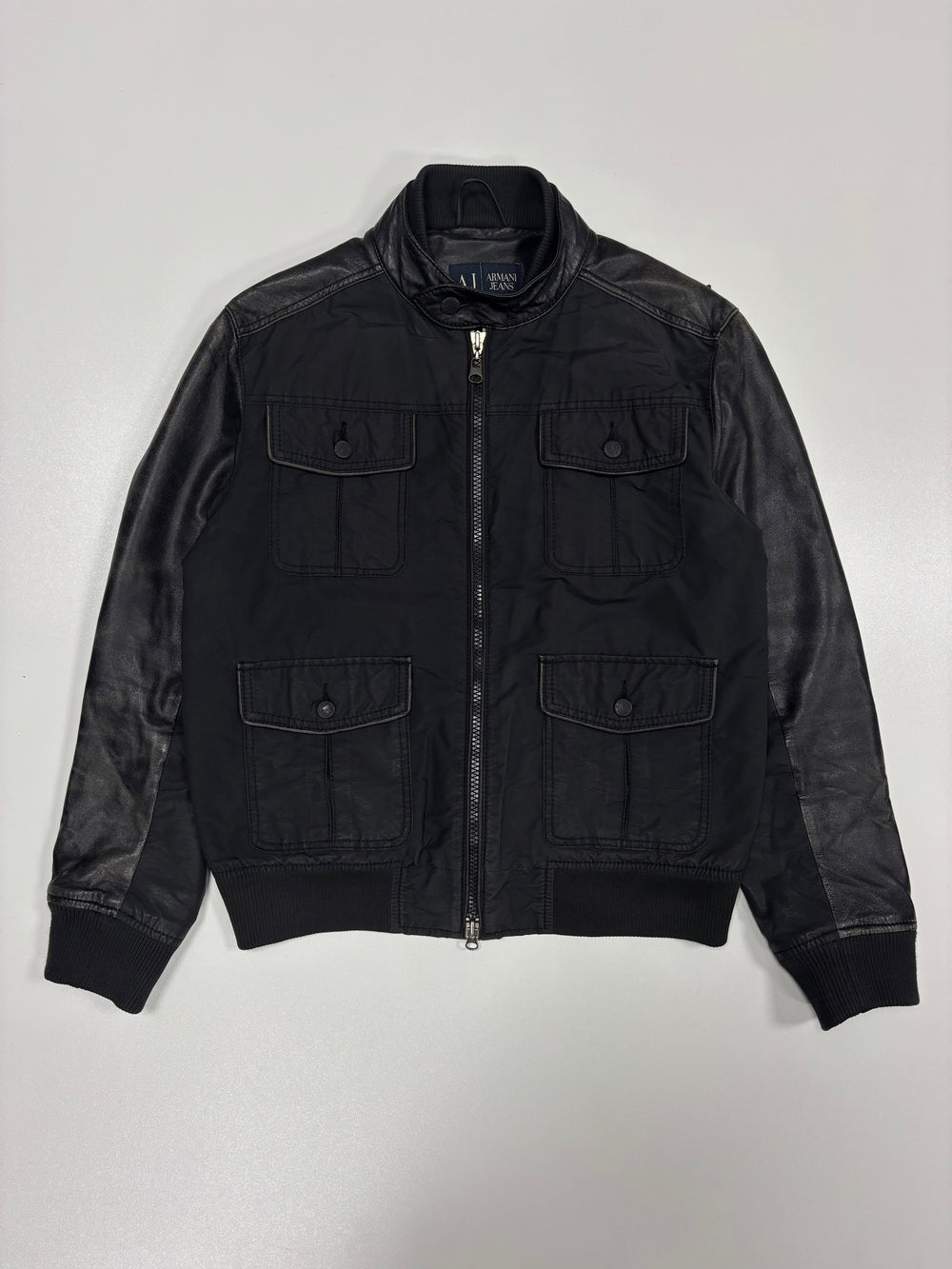 Armani Jeans Leather Jacket (L)