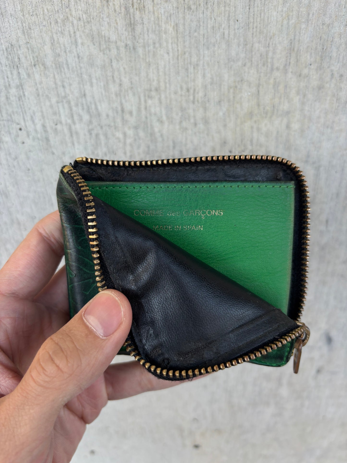 Comme des Garçons Dark Green Wallet