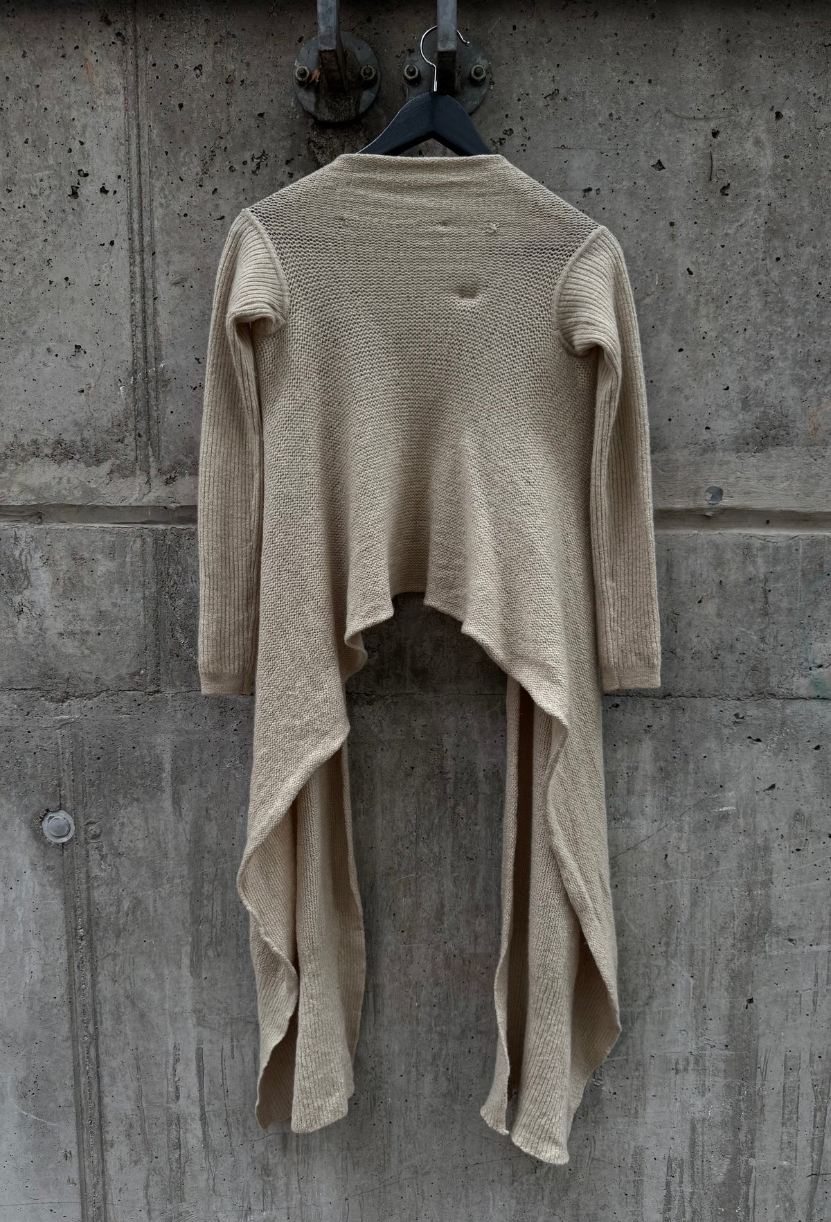 AW/05 Rick Owens Draped Knit Cardigan (S)