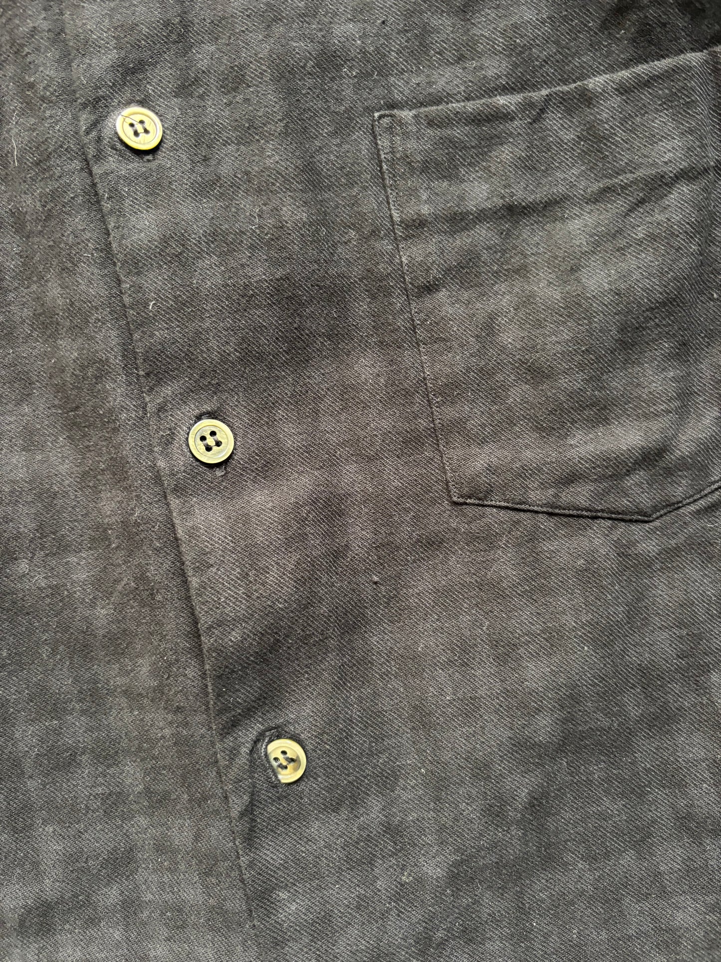 SS/2012 Comme des Garçons Black Gradient Checkered Shirt (S)