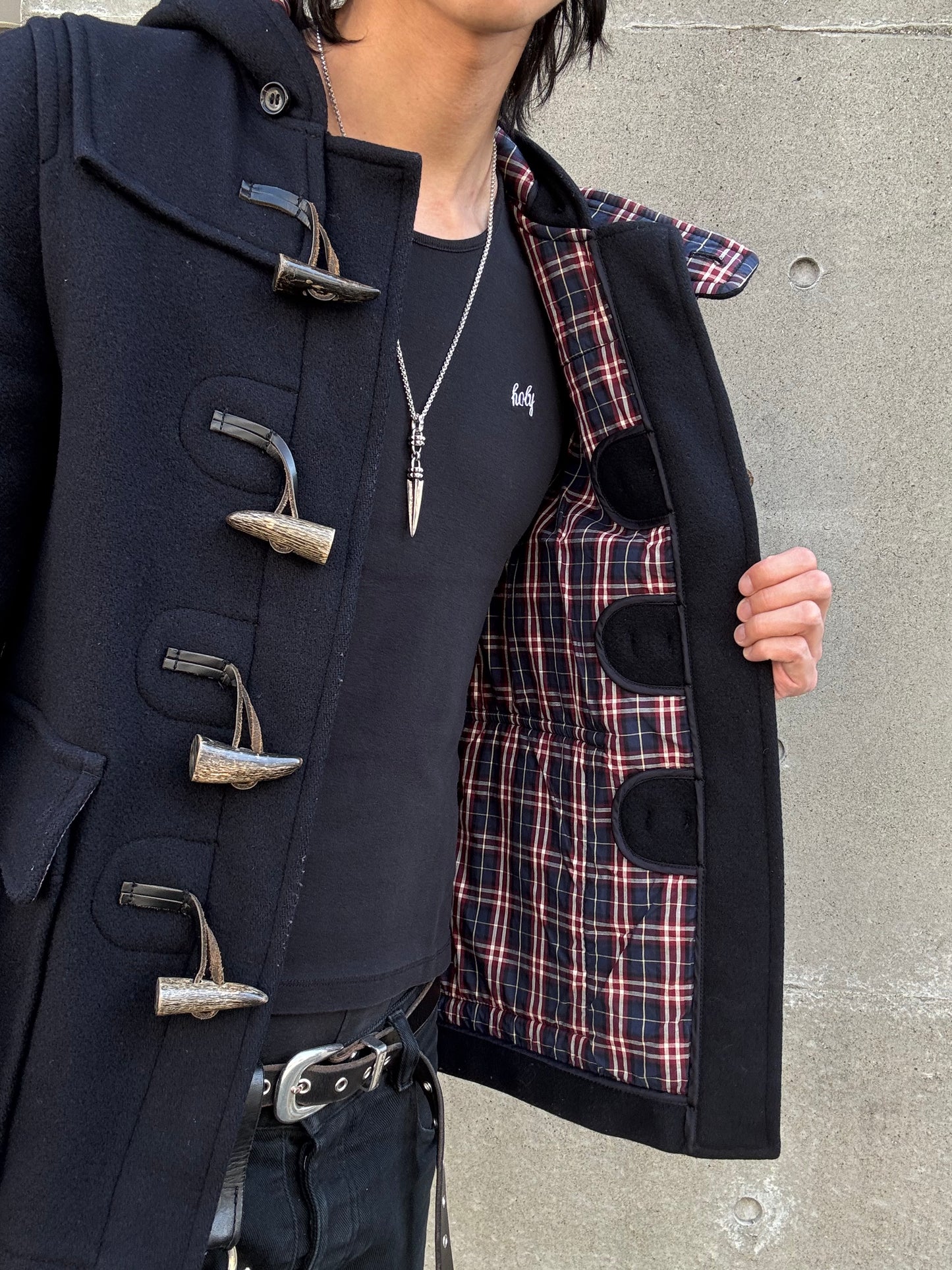 CDG 2009 Military Horn Clasp Wool Parka (XS)