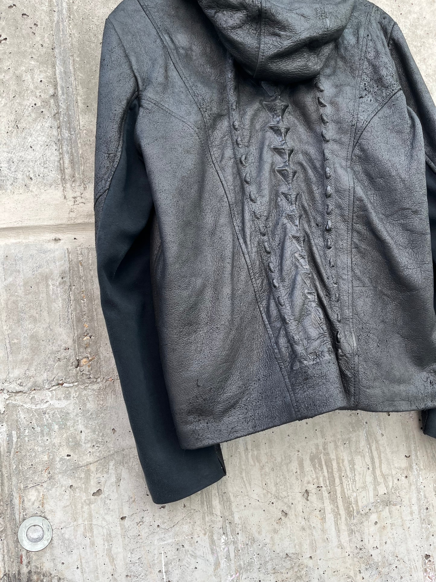 Middle.P Alligator Montone Sheepskin Jacket (50)