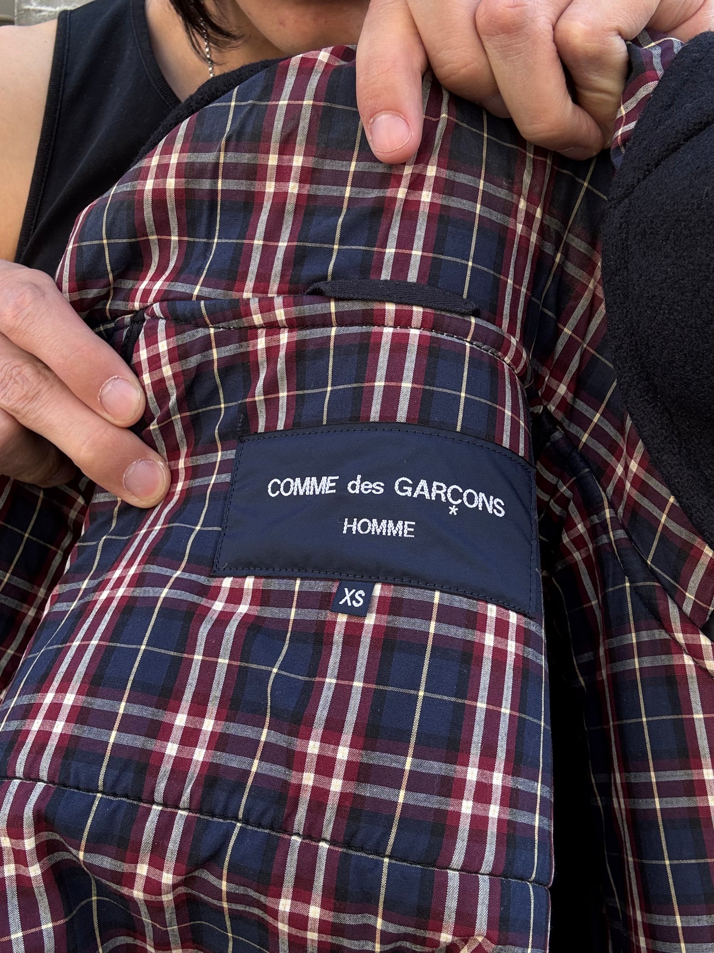 CDG 2009 Military Horn Clasp Wool Parka (XS)