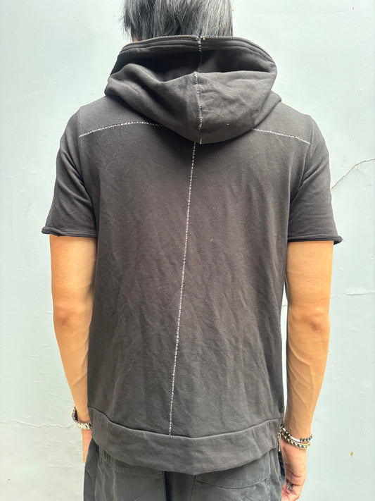Semantic Design Scarstitch Sleeveless Hoodie (L)