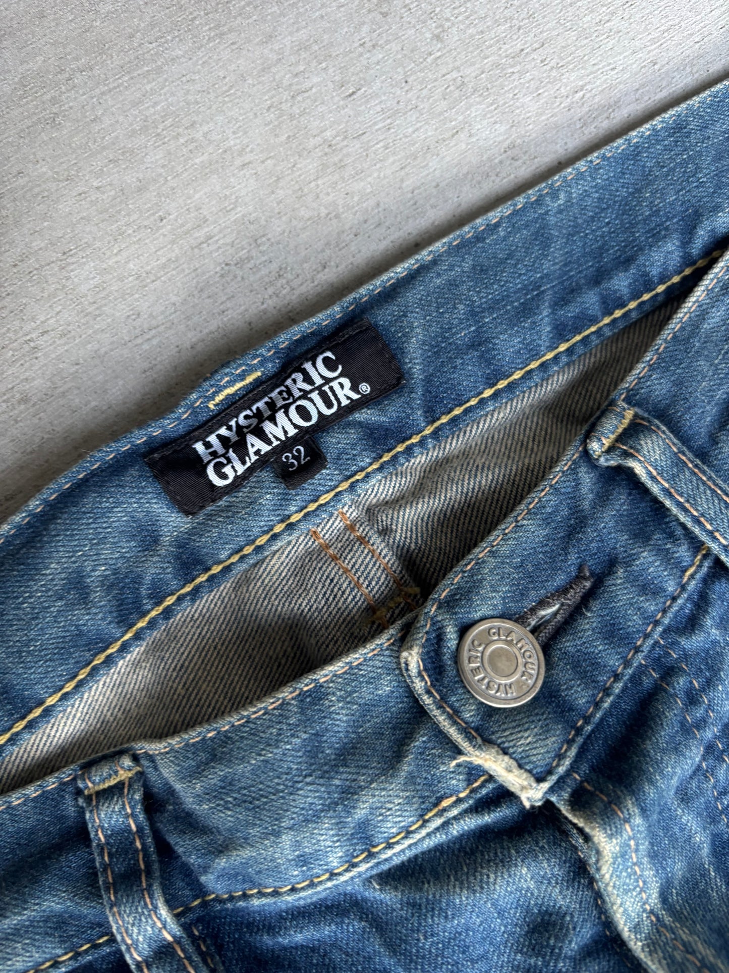 Hysteric Glamour Faded Cargo Pocket Denim (32)
