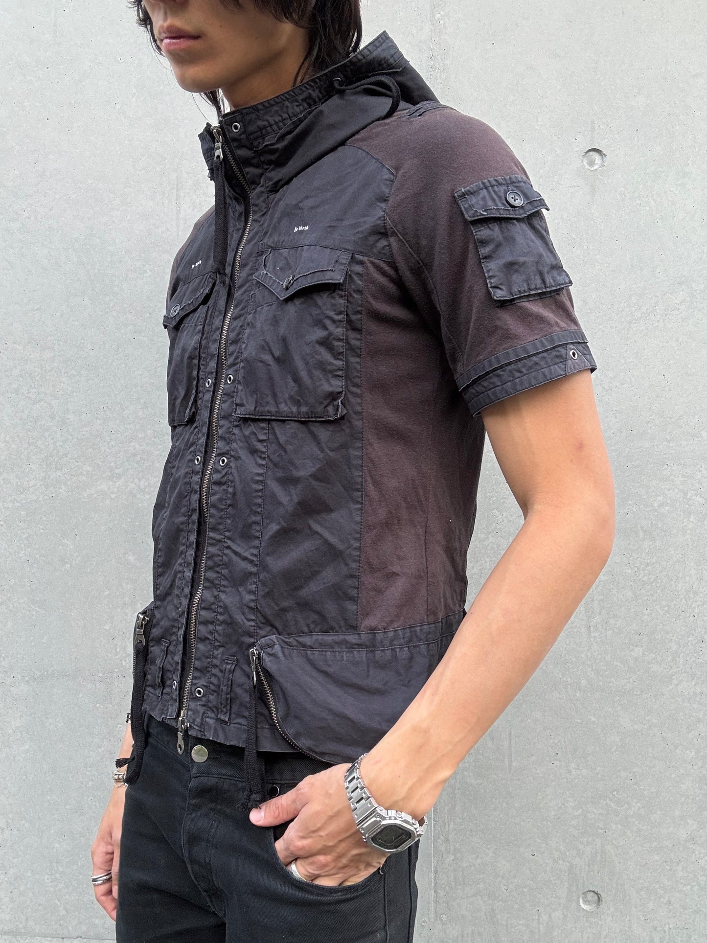 PPFM Sleeveless Cargo Hoodie (M)