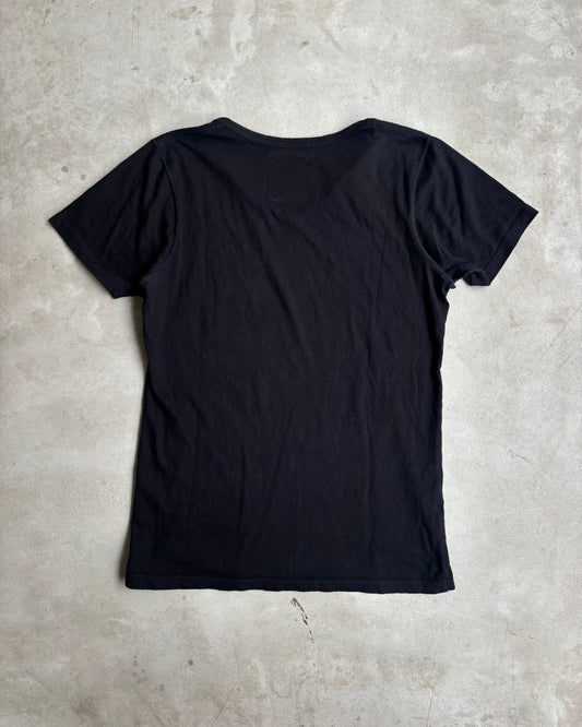 Roen Black Skull V-neck Tee (M)