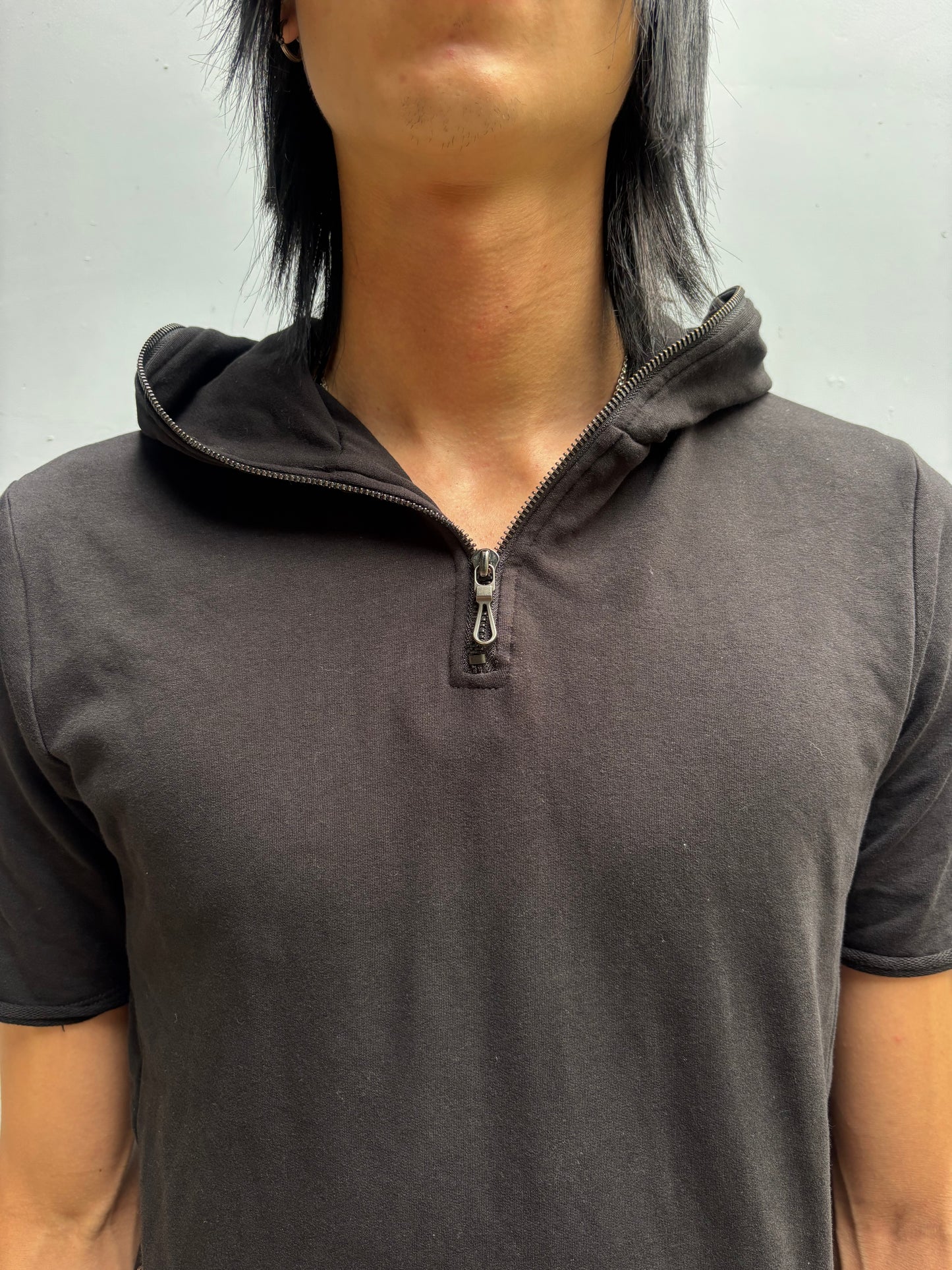 Semantic Design Scarstitch Sleeveless Hoodie (L)