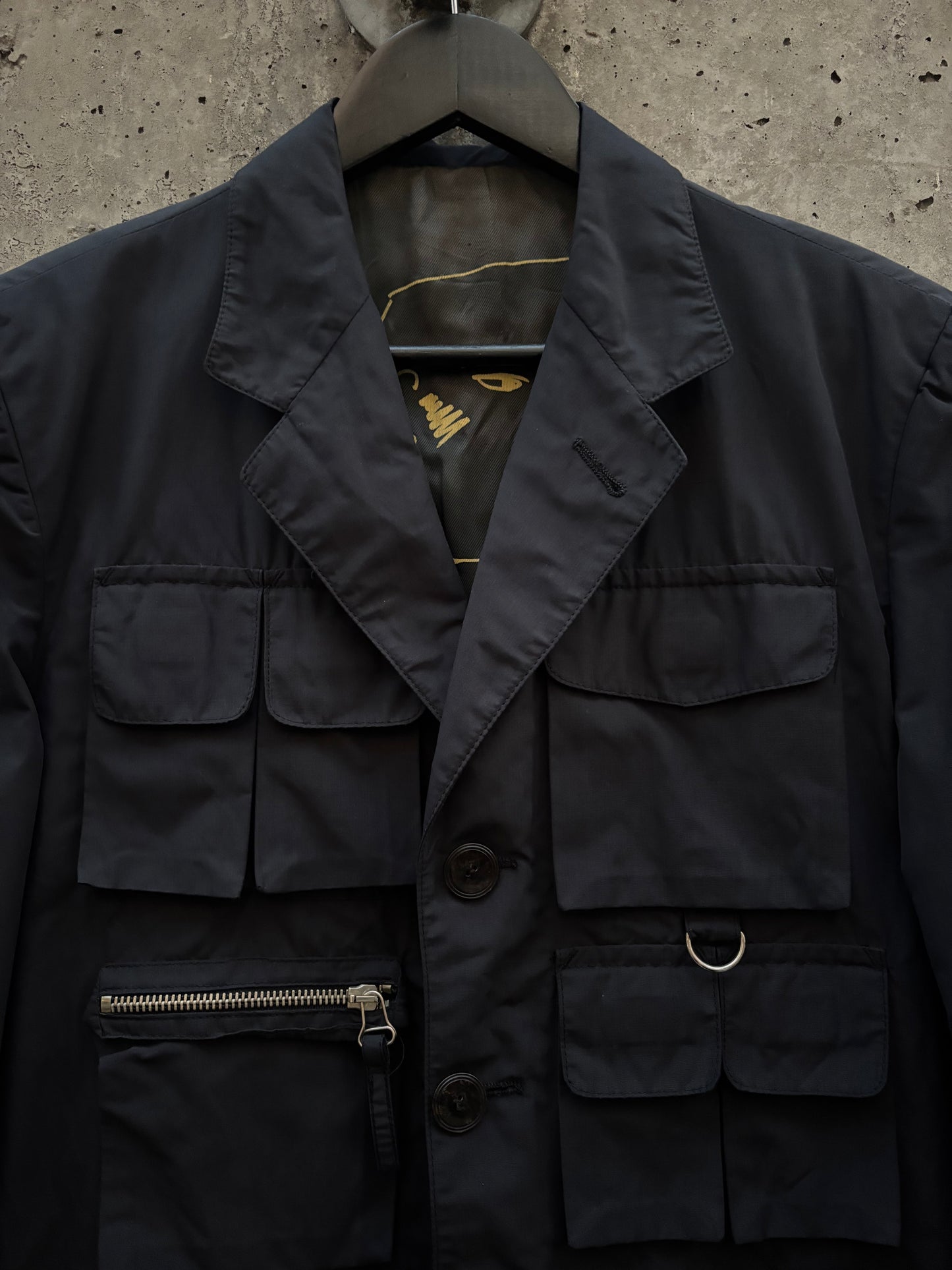 )SS1996 Jean Paul Gaultier Homme Multi Pocket Blazer (S)